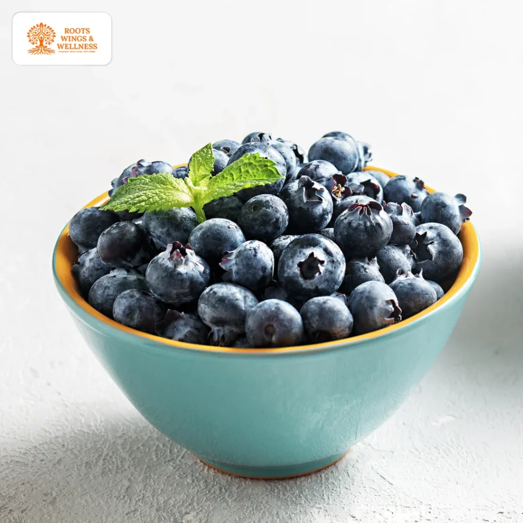 Blueberries for memory and brain health.