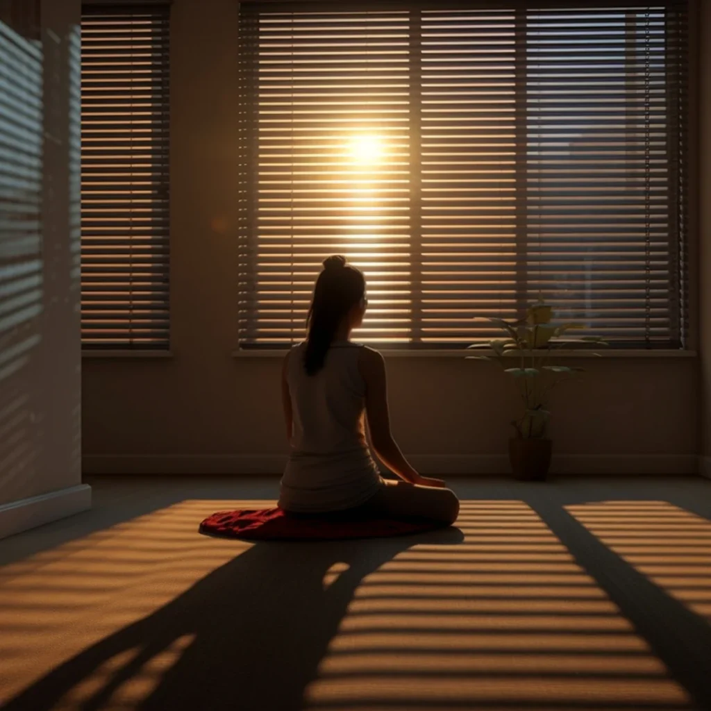 Meditation in a decluttered space reduces stress.
Decluttering 
mental clarity, holistic, mindfulness 