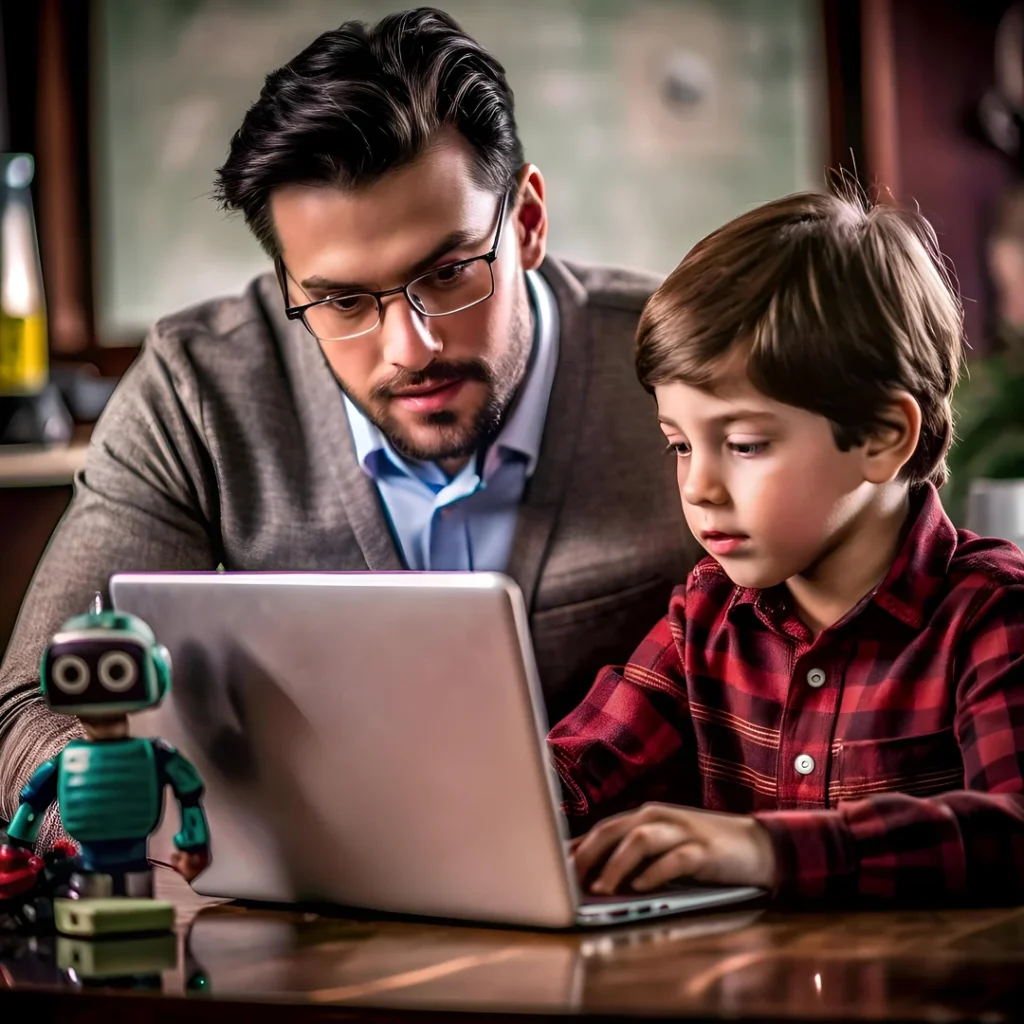 Keeping Kids Safe Online: A Balanced Approach for Modern Parents 4 Educational screen time: child learning to code.
Keeping Kids Safe Online, digital parenting, online safety, mindful tech use, healthy screen habits