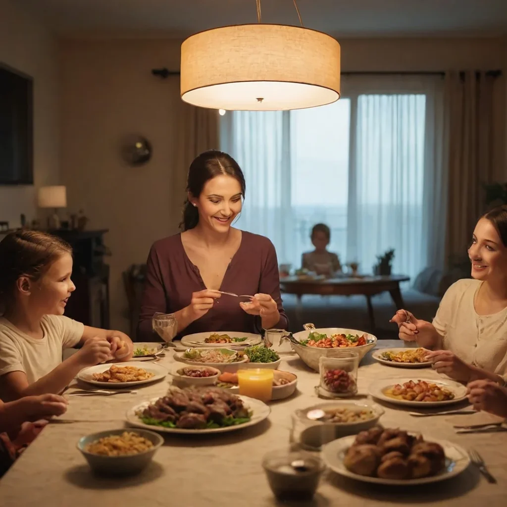 Keeping Kids Safe Online: A Balanced Approach for Modern Parents 5 Tech-free family meals promoting mindful device use.
Keeping Kids Safe Online, digital parenting, online safety, mindful tech use, healthy screen habits