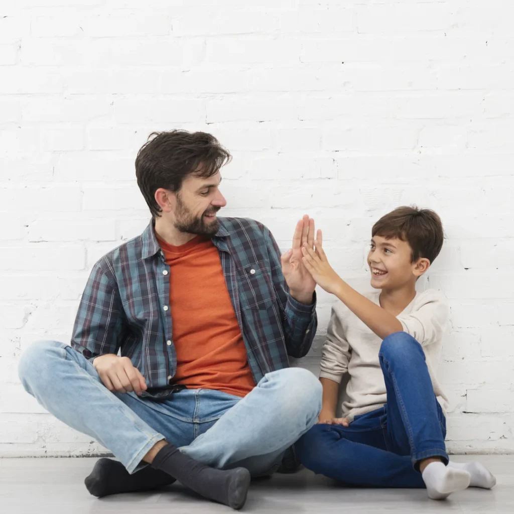 Gentle Parenting vs Traditional Parenting: Which Approach is More Effective? 5 Parent practicing gentle parenting by connecting with their child at eye level.
Gentle Parenting Benefits