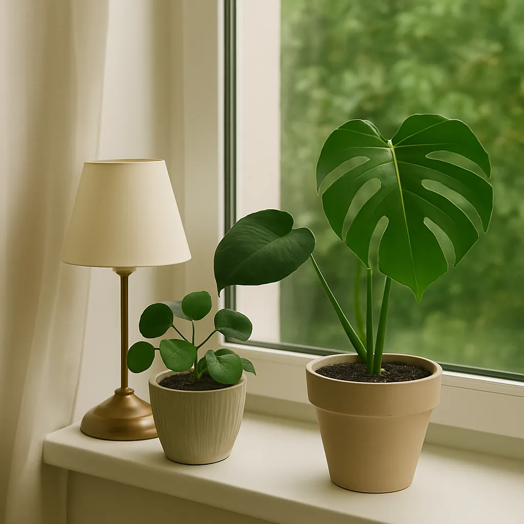 Can a 5-Minute Nature Break Reset Your Mood? 4 Indoor nature setup with greenery near workspace, illustrating accessible nature therapy habits.